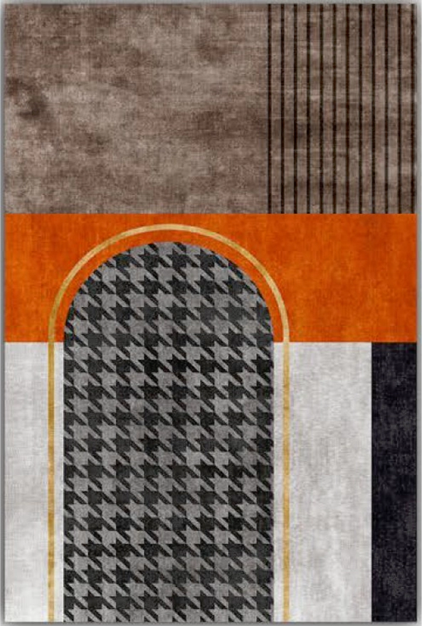 فرشینه و قالیچه فانتزی مناسب حال و پذیرایی برند دفه کد ZED 76