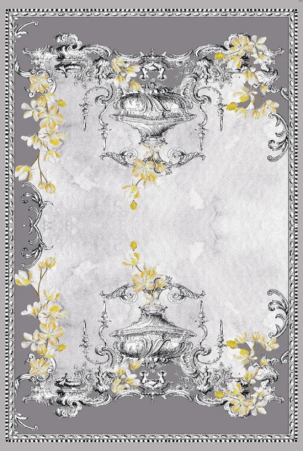 فرشینه و قالیچه مدرن مناسب حال و پذیرایی برند دفه کد DAL M320