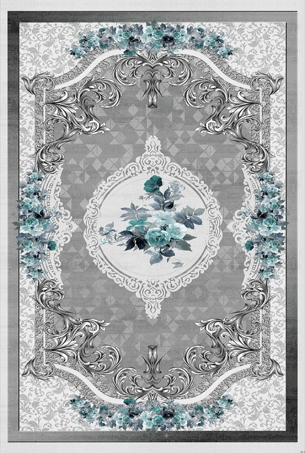 فرشینه و قالیچه مدرن مناسب حال و پذیرایی برند دفه کد DAL M321