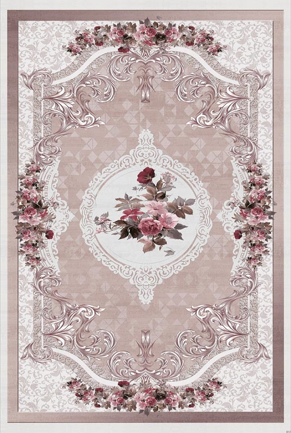 فرشینه و قالیچه مدرن مناسب حال و پذیرایی برند دفه کد DAL M322