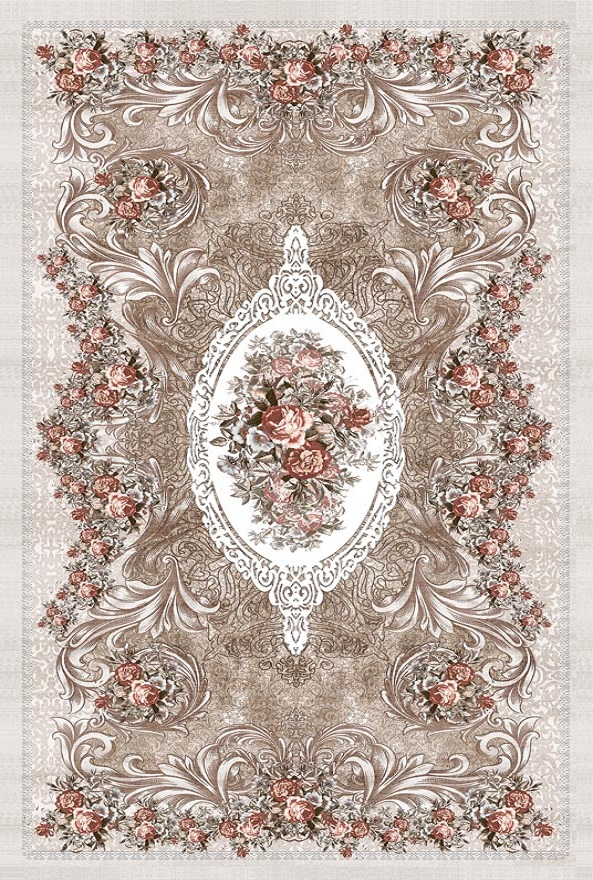 فرشینه و قالیچه مدرن مناسب حال و پذیرایی برند دفه کد DAL M329