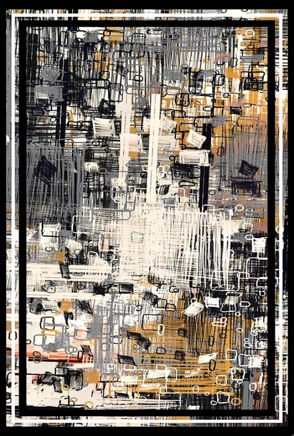 فرشینه و قالیچه مدرن مناسب حال و پذیرایی برند دفه کد DAL M333