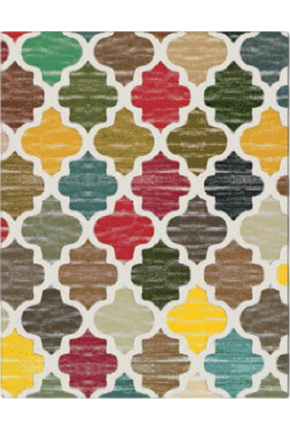 فرشینه و قالیچه فانتزی مناسب حال و پذیرایی برند دفه کد ZED 103