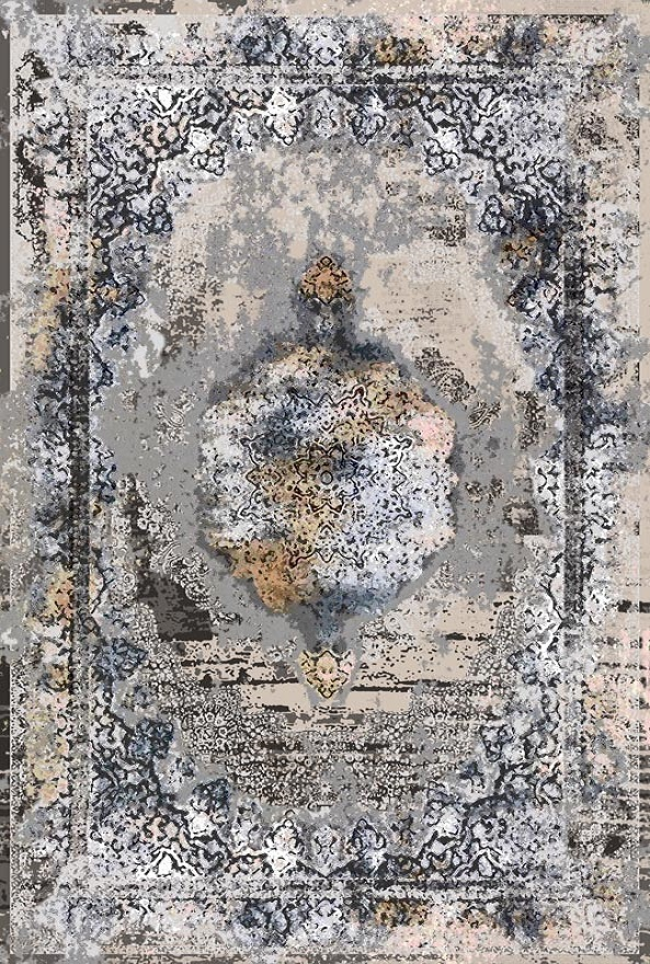 فرشینه و قالیچه مدرن مناسب حال و پذیرایی برند دفه کد DAL M350