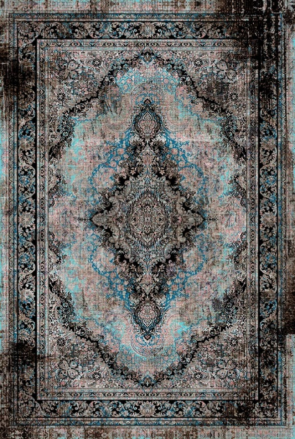 فرشینه و قالیچه مدرن مناسب حال و پذیرایی برند دفه کد DAL M355