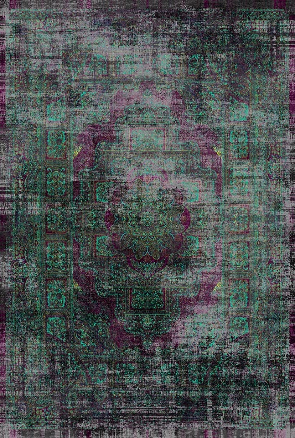 فرشینه و قالیچه مدرن مناسب حال و پذیرایی برند دفه کد DAL M396