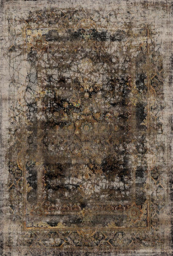 فرشینه و قالیچه مدرن مناسب حال و پذیرایی برند دفه کد DAL M401