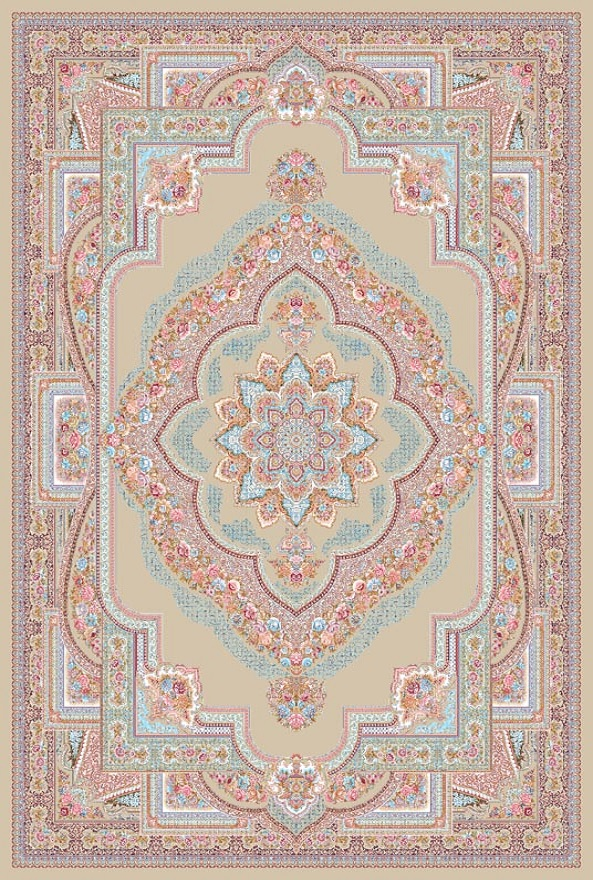 فرشینه و قالیچه مدرن مناسب حال و پذیرایی برند دفه کد DAL M406