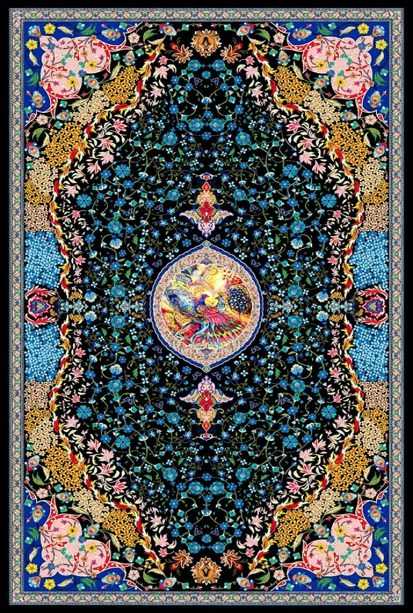 فرشینه و قالیچه مدرن مناسب حال و پذیرایی برند دفه کد DAL M409