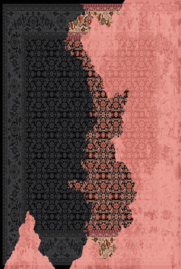 فرشینه و قالیچه مدرن مناسب حال و پذیرایی برند دفه کد DAL M411