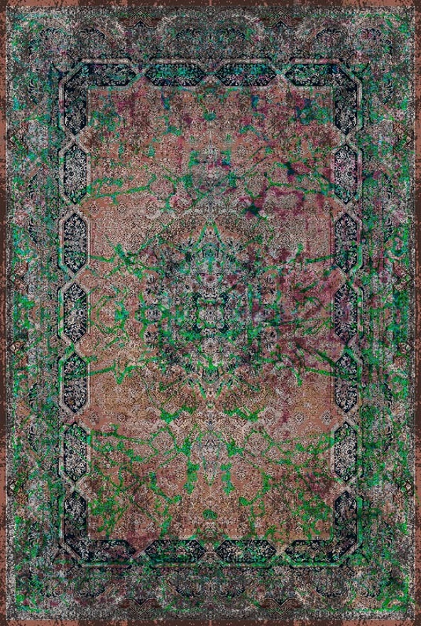 فرشینه و قالیچه مدرن مناسب حال و پذیرایی برند دفه کد DAL M438