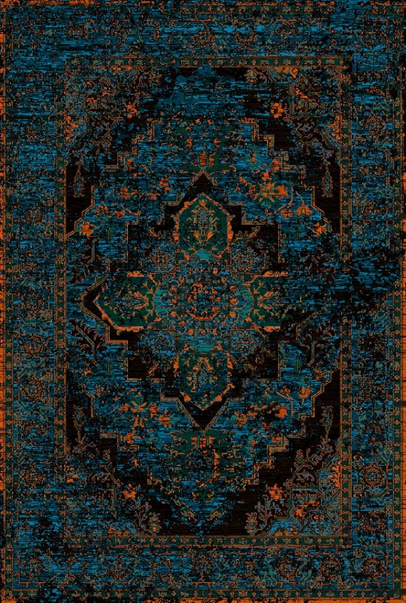 فرشینه و قالیچه مدرن مناسب حال و پذیرایی برند دفه کد DAL M439