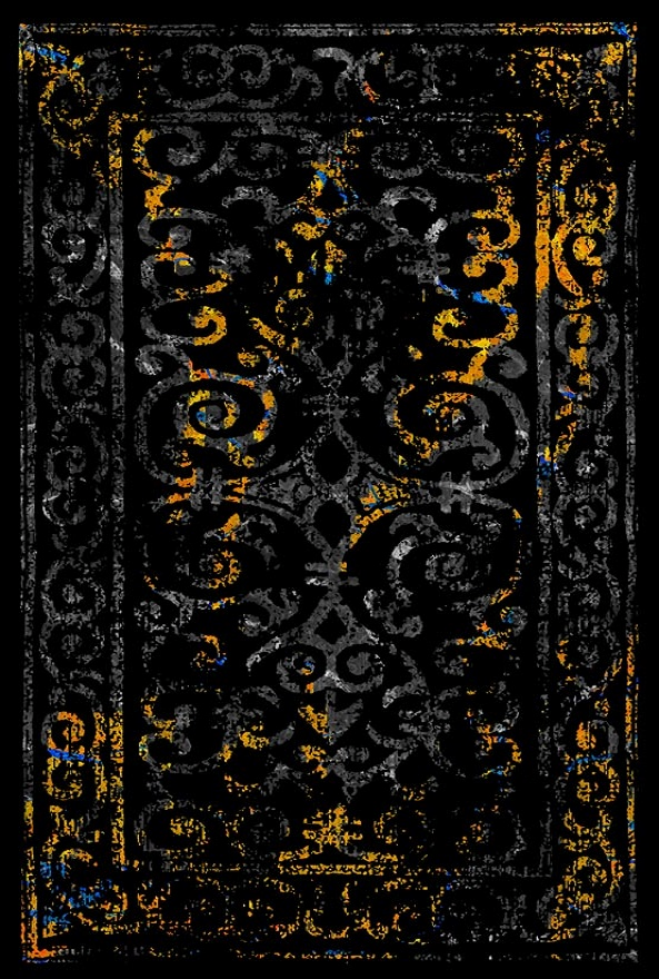 فرشینه و قالیچه مدرن مناسب حال و پذیرایی برند دفه کد DAL M440