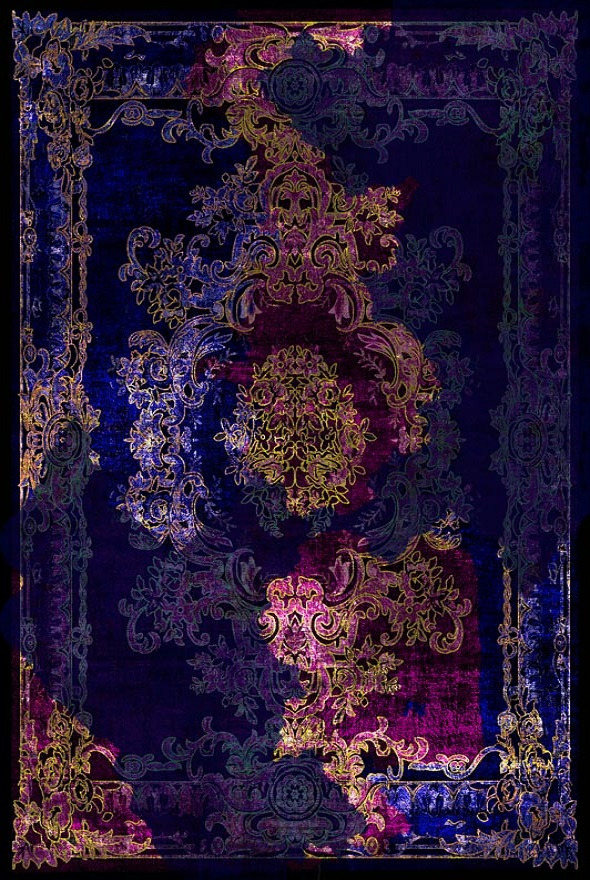 فرشینه و قالیچه مدرن مناسب حال و پذیرایی برند دفه کد DAL M445