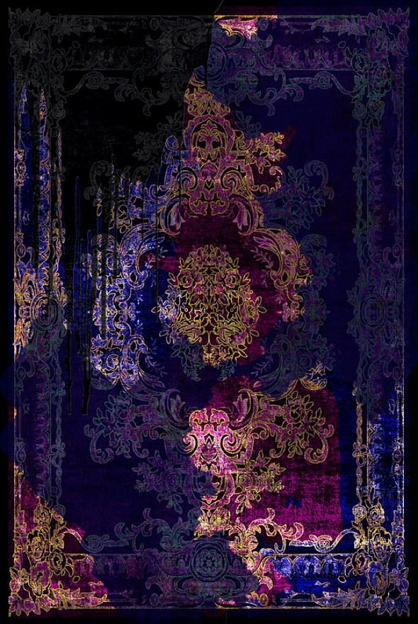 فرشینه و قالیچه مدرن مناسب حال و پذیرایی برند دفه کد DAL M446