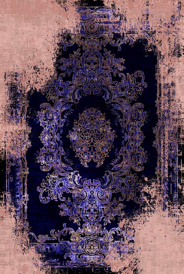 فرشینه و قالیچه مدرن مناسب حال و پذیرایی برند دفه کد DAL M447