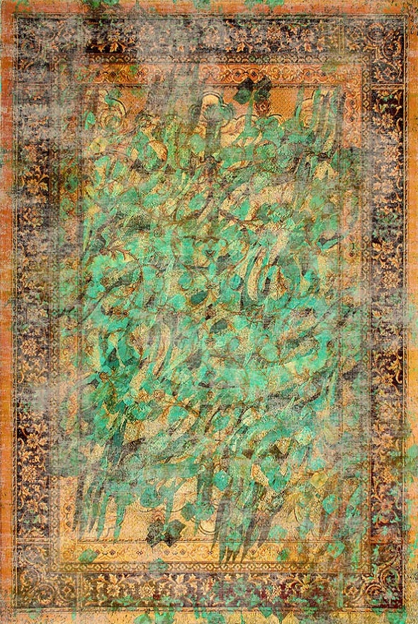 فرشینه و قالیچه مدرن مناسب حال و پذیرایی برند دفه کد DAL M450