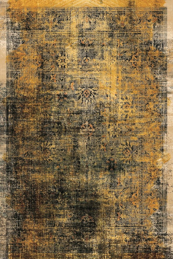 فرشینه و قالیچه مدرن مناسب حال و پذیرایی برند دفه کد DAL M453