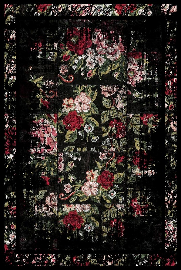 فرشینه و قالیچه مدرن مناسب حال و پذیرایی برند دفه کد DAL M459