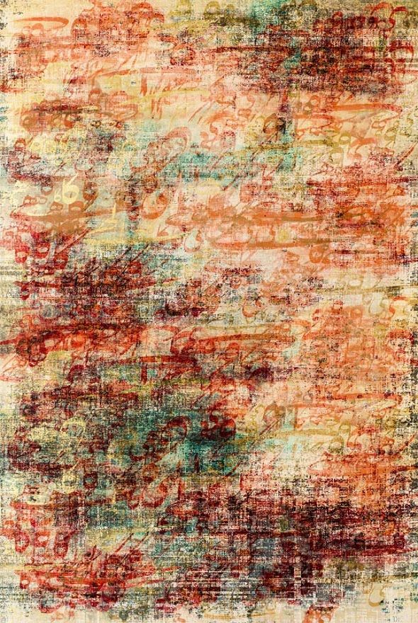 فرشینه و قالیچه مدرن مناسب حال و پذیرایی برند دفه کد DAL M463