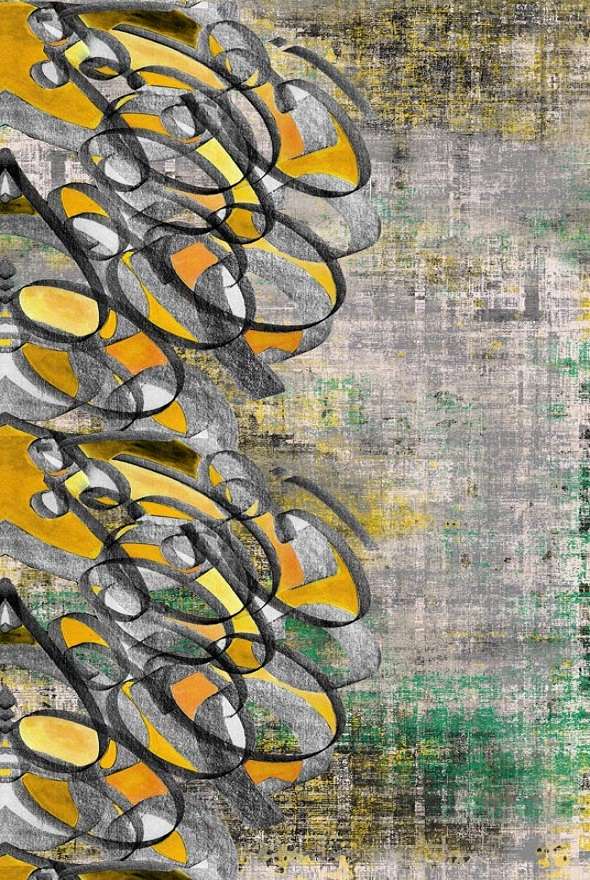 فرشینه و قالیچه مدرن مناسب حال و پذیرایی برند دفه کد DAL M468