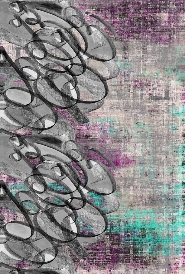 فرشینه و قالیچه مدرن مناسب حال و پذیرایی برند دفه کد DAL M469