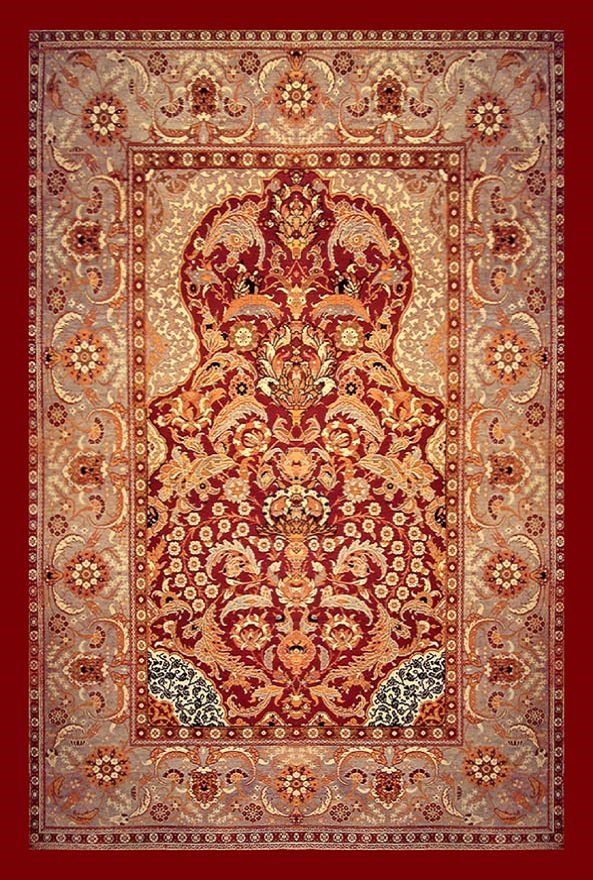 فرشینه و قالیچه مدرن مناسب حال و پذیرایی برند دفه کد DAL M470