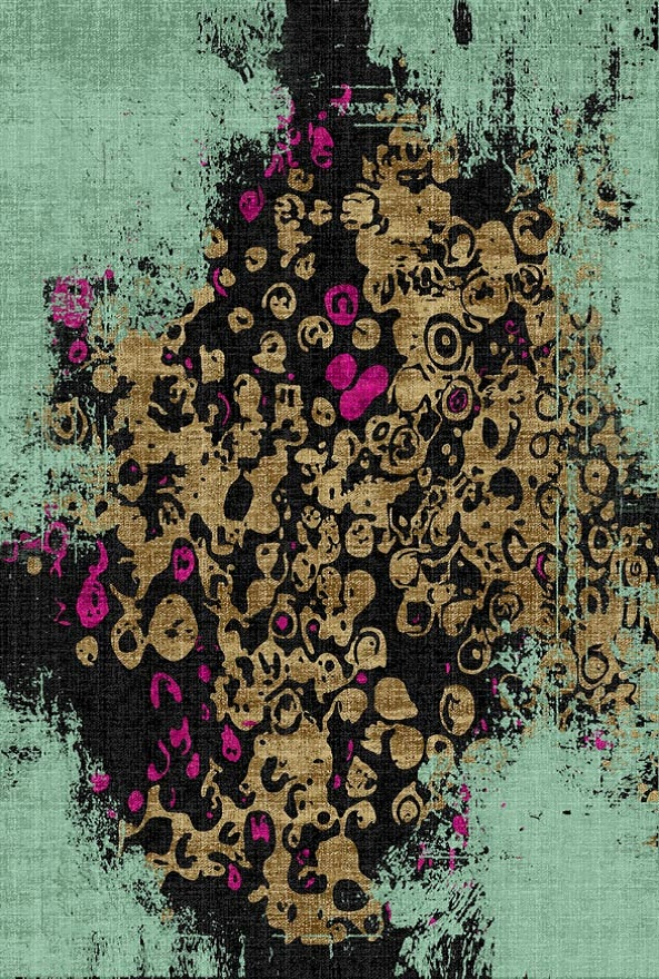 فرشینه و قالیچه مدرن مناسب حال و پذیرایی برند دفه کد DAL M495