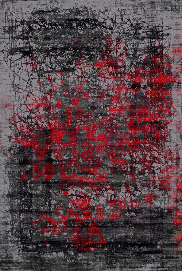 فرشینه و قالیچه مدرن مناسب حال و پذیرایی برند دفه کد DAL M496