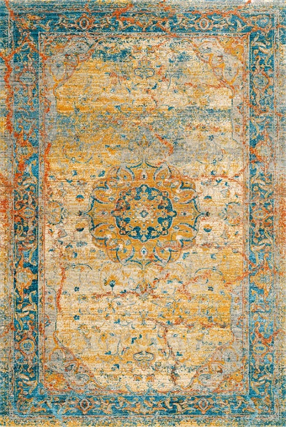 فرشینه و قالیچه مدرن مناسب حال و پذیرایی برند دفه کد DAL M535