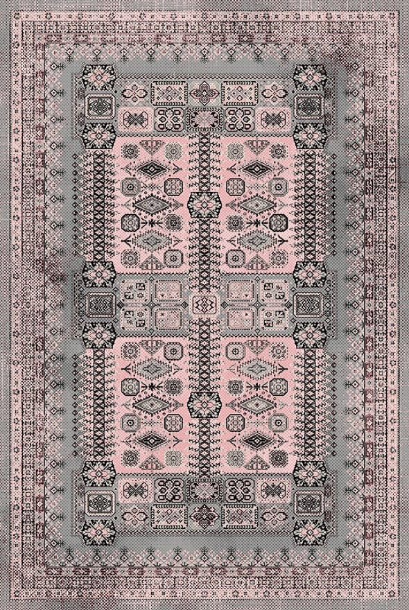 فرشینه و قالیچه مدرن مناسب حال و پذیرایی برند دفه کد DAL M537