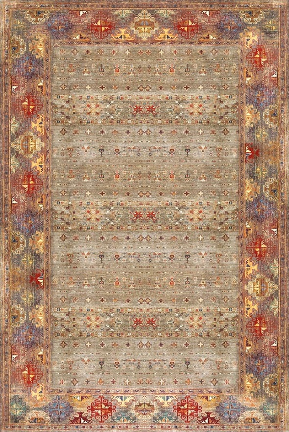 فرشینه و قالیچه مدرن مناسب حال و پذیرایی برند دفه کد DAL M543