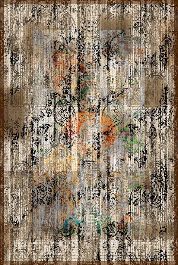 فرشینه و قالیچه مدرن مناسب حال و پذیرایی برند دفه کد DAL M605