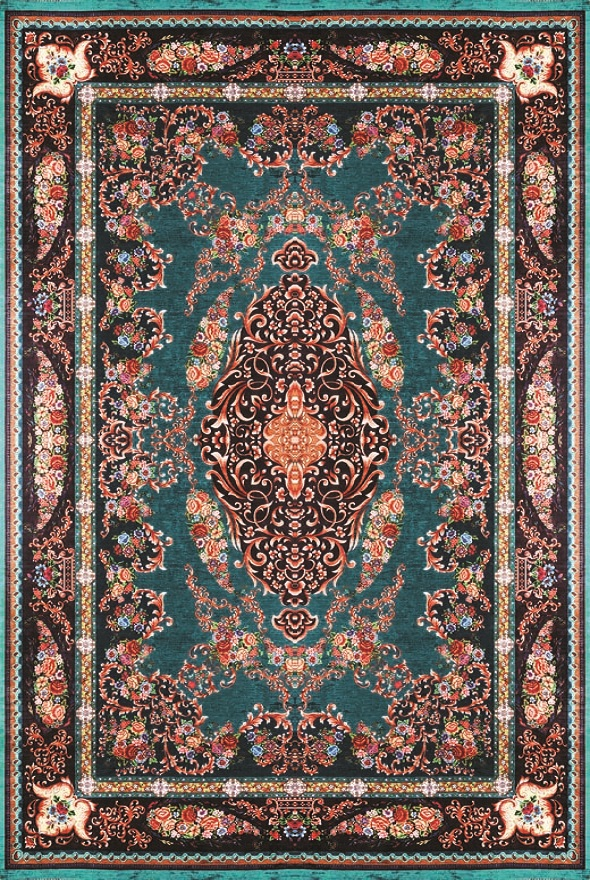 فرشینه و قالیچه مدرن مناسب حال و پذیرایی برند دفه کد DAL M613