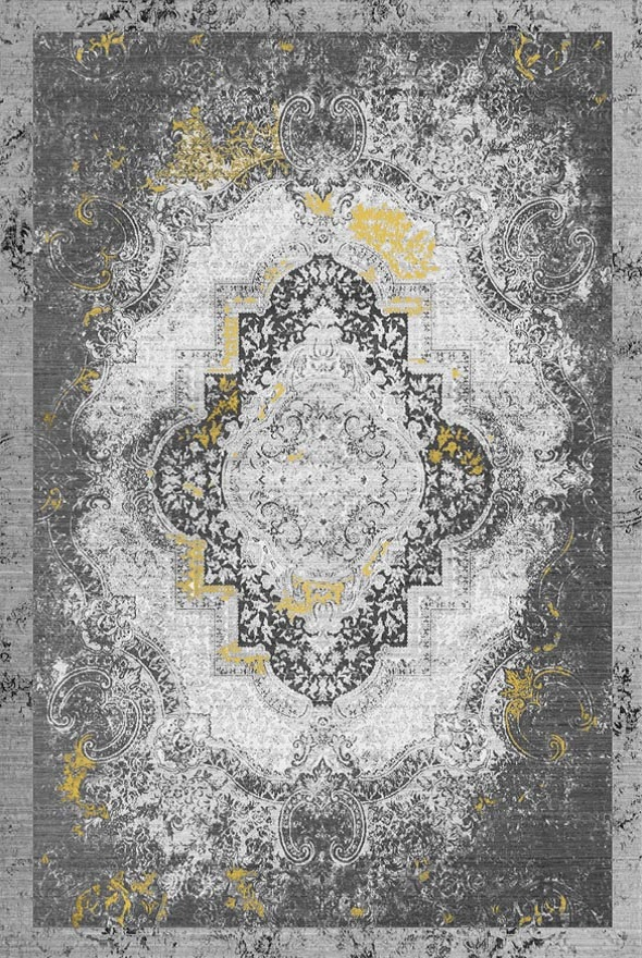 فرشینه و قالیچه مدرن مناسب حال و پذیرایی برند دفه کد DAL M618