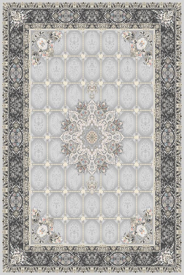 فرشینه و قالیچه مدرن مناسب حال و پذیرایی برند دفه کد DAL M630