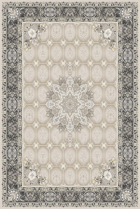 فرشینه و قالیچه مدرن مناسب حال و پذیرایی برند دفه کد DAL M631