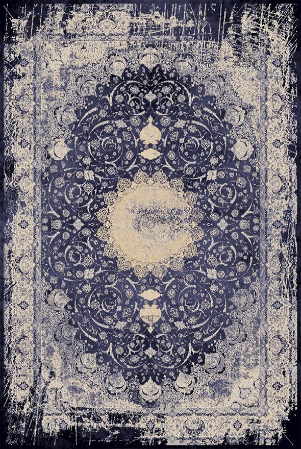 فرشینه و قالیچه مدرن مناسب حال و پذیرایی برند دفه کد DAL M653