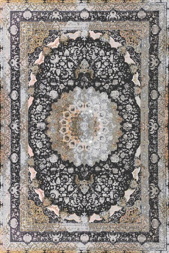 فرشینه و قالیچه مدرن مناسب حال و پذیرایی برند دفه کد DAL M673