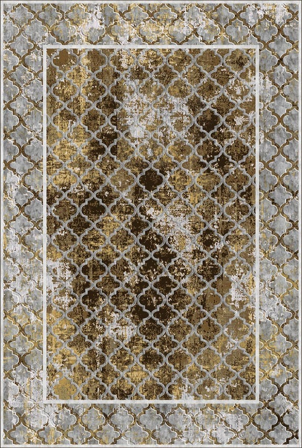 فرشینه و قالیچه مدرن مناسب حال و پذیرایی برند دفه کد DAL M679