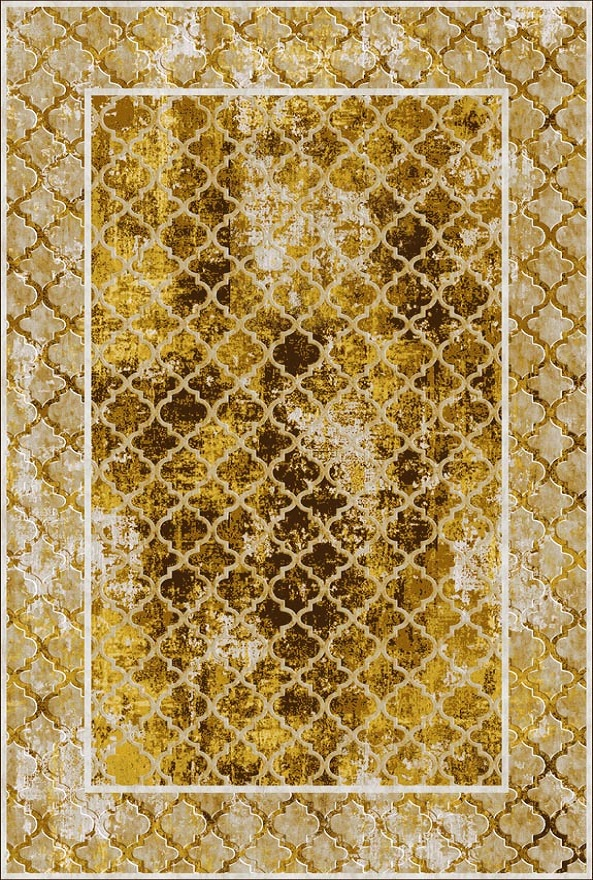 فرشینه و قالیچه مدرن مناسب حال و پذیرایی برند دفه کد DAL M680