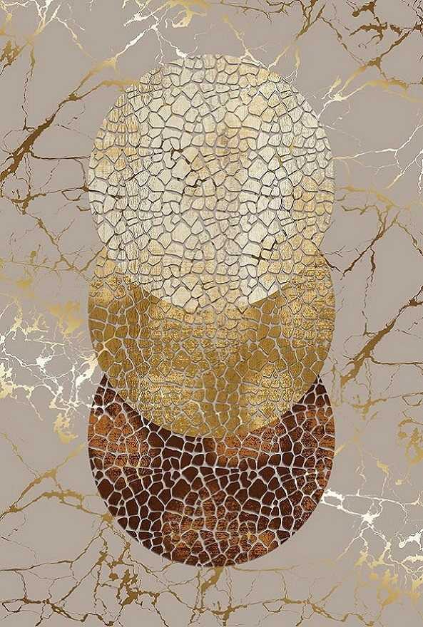 فرشینه و قالیچه مدرن مناسب حال و پذیرایی برند دفه کد DAL M685