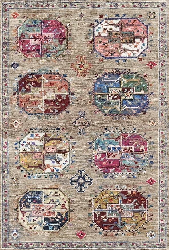 فرشینه و قالیچه مدرن مناسب حال و پذیرایی برند دفه کد DAL M687