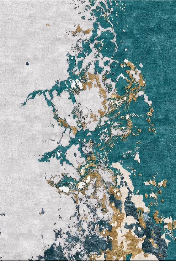 فرشینه و قالیچه مدرن مناسب حال و پذیرایی برند دفه کد DAL M720