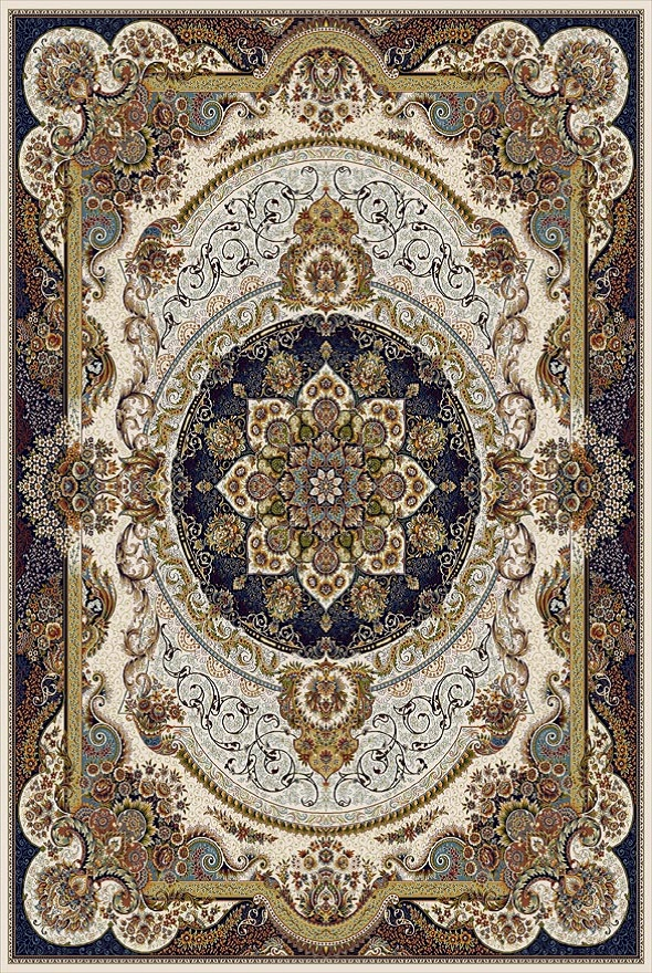 فرشینه و قالیچه مدرن مناسب حال و پذیرایی برند دفه کد DAL M725