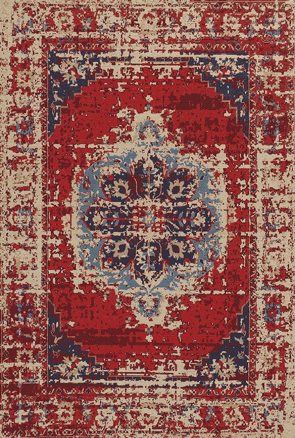 فرشینه و قالیچه مدرن مناسب حال و پذیرایی برند دفه کد DAL M733