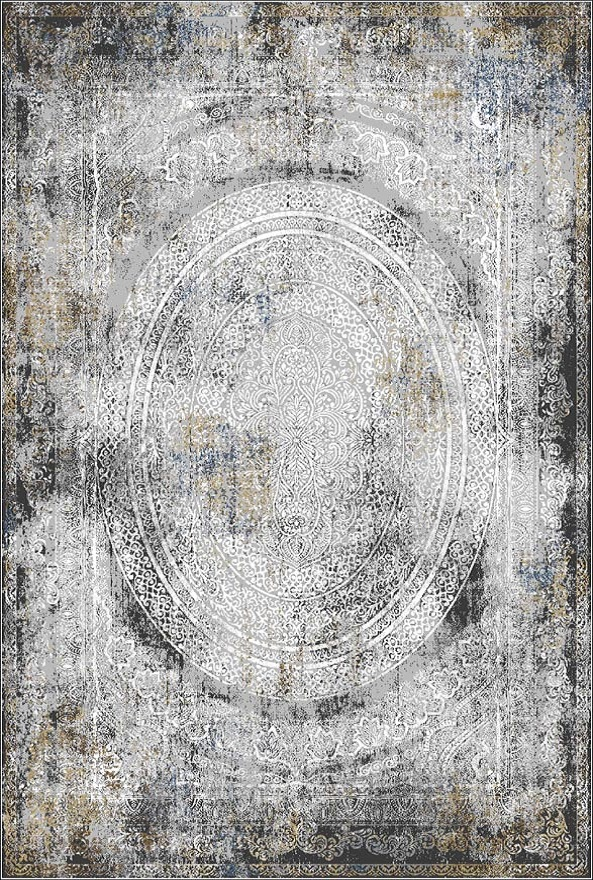 فرشینه و قالیچه مدرن مناسب حال و پذیرایی برند دفه کد DAL M739