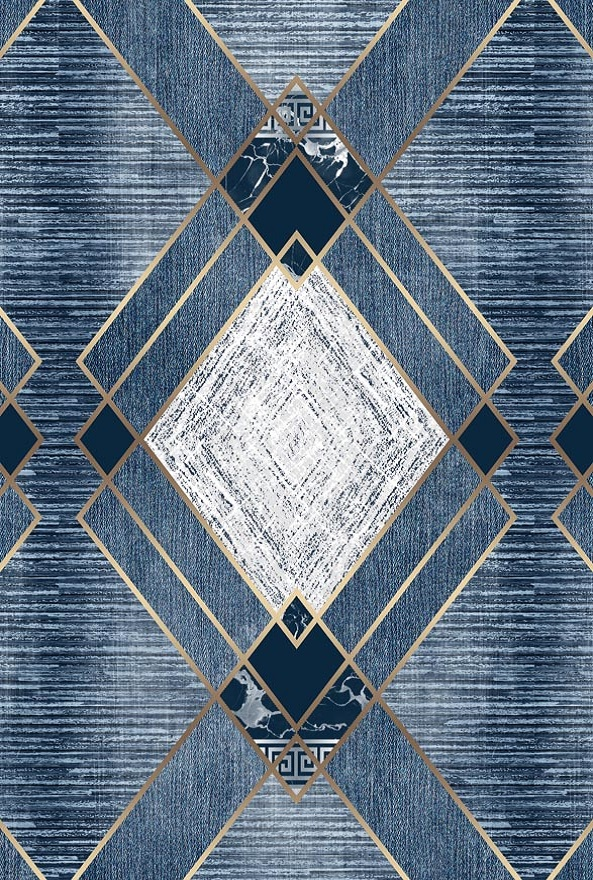 فرشینه و قالیچه مدرن مناسب حال و پذیرایی برند دفه کد DAL M746