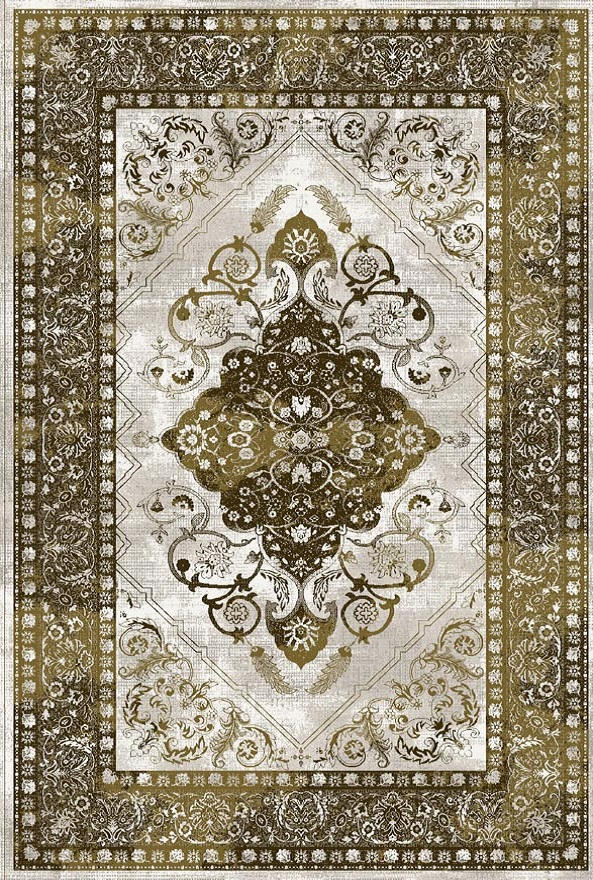 فرشینه و قالیچه مدرن مناسب حال و پذیرایی برند دفه کد DAL M747