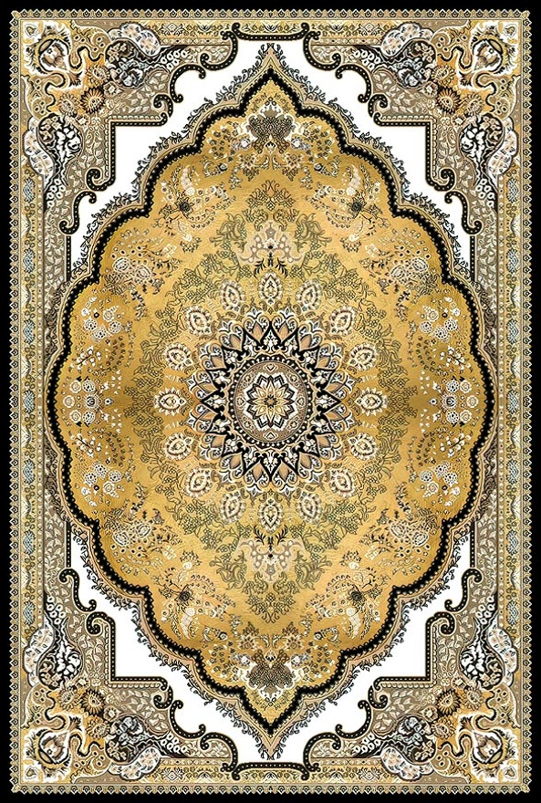 فرشینه و قالیچه مدرن مناسب حال و پذیرایی برند دفه کد DAL M748